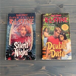 2 x vintage Fear Street books